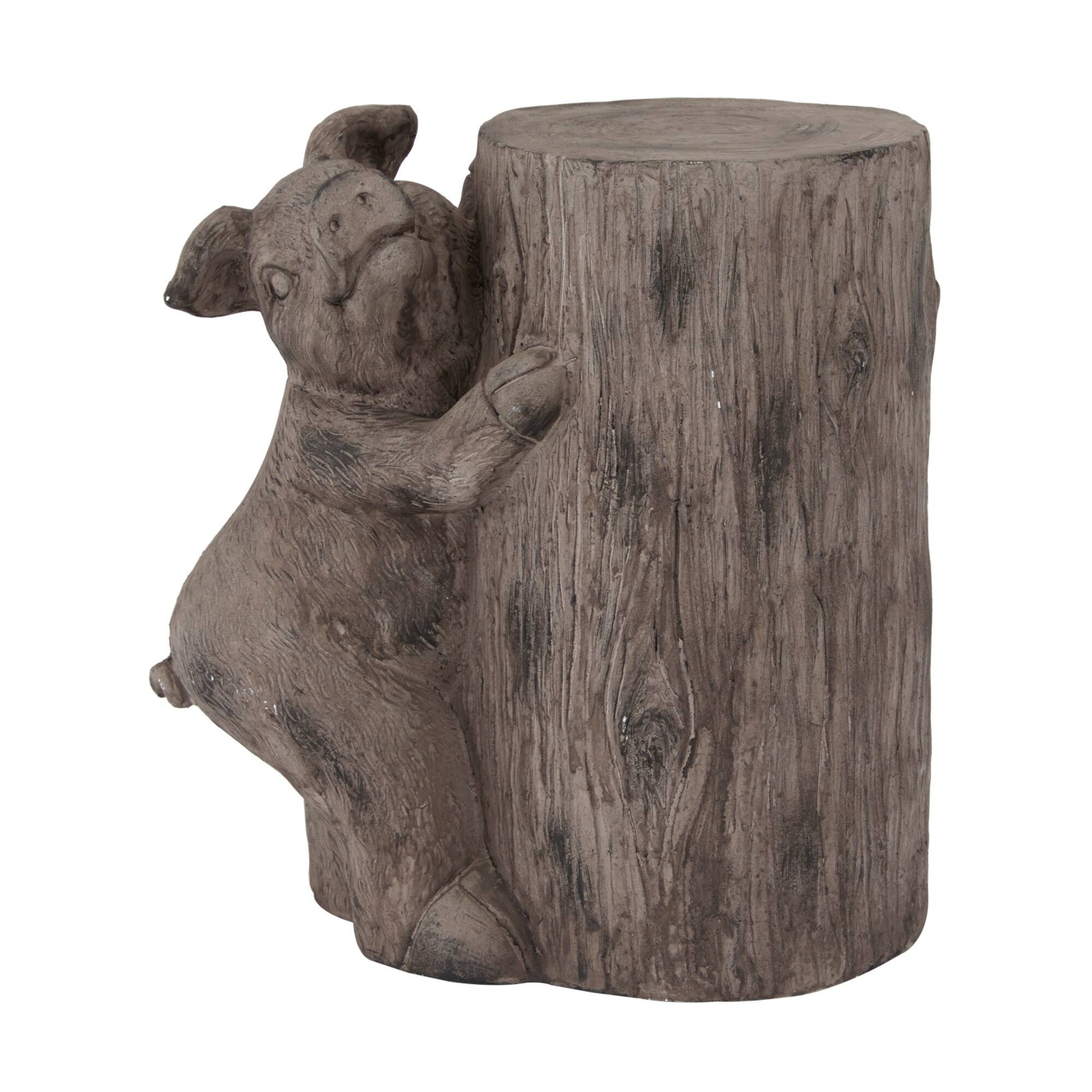 Brown MGO Modern Farmhouse Garden Sculpture, 16" x 16" x 10"